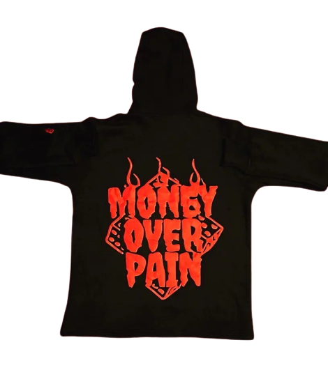 Money Over Pain Black Hoodie (Limited Time Hoodie)